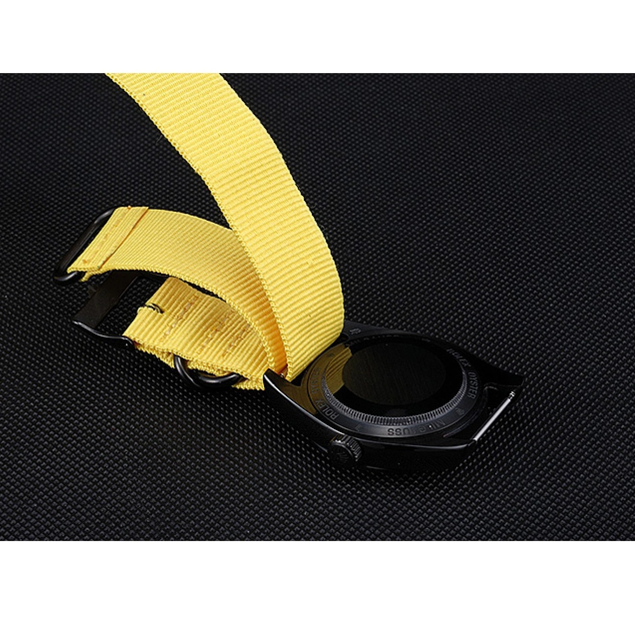 Aaa replica watch Milgauss Rolex Bamford Yellow Nylon Strap 621999 0712